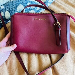 Marc Jacobs Red Crossbody Bag for Effortless Style